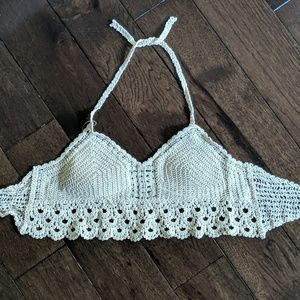 Crotcheted bralette
